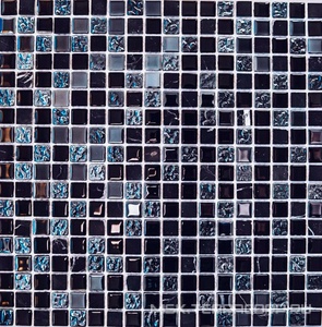 Мозаика Tesla (15x15x4) 30x30 Bonaparte Мозаика стеклянная с камнем n156859