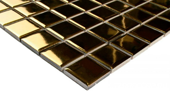 Мозаика Everest Gold (25x25x5,2) 30,25x30,25 Bonaparte Мозаика керамогранитная n156887