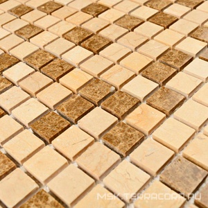 Мозаика Sevilla-15 slim (Matt) (15x15x4) 30,5x30,5 Bonaparte Мозаика из натурального камня n156724