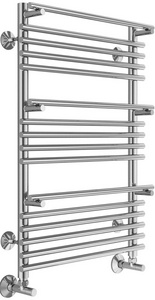 Полотенцесушитель водяной " люкс П16" 500х800 см, подключение нижнее, комплект уголок со сгоном+ эксцентр+отражат, цв. хром, ZZ Terminus Вента 4670078529510