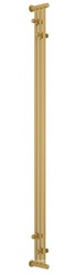 Полотенцесушитель "Хорда" 1800x195 мм, с вешалками 4 шт,подключ. 1/2, подключ вертикал/горизонт., цв.золото, ZZ