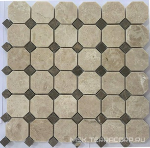 Мозаика Мозаика из камня на сетке М20-338-1548Р |30.5x30.5 Спектр-М Натуральный камень М20-338-1548Р