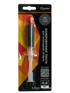 Паста колер. д/ эпокс. затирки  "Диамант" 2,5 кг 063 серое олово Антураж Диамант Color n163024