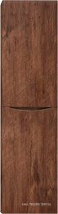 Шкаф подвесной с двумя распашными дверцами, ПЕТЛИ СПРАВА, две полки внутри, 400х300хh1500мм, (цв.Rovere Moro),  ZZ BelBagno Marino FLY-MARINO-1500-2A-SC-RW-P-R