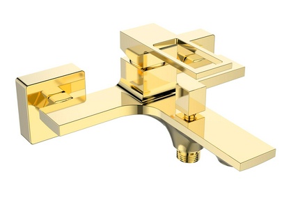 Смеситель для ванны, (цв.золото),  ZZ BelBagno Luce LUC-VAS-ORO