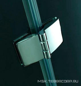 Штора на ванну складная 2-х секционная, 1200х1450мм, крепление слева/справа (стекло прозр. 6мм, фурнит. цв.хром), ZZ Cezares Verona VERONA-V-21-120-C-Cr