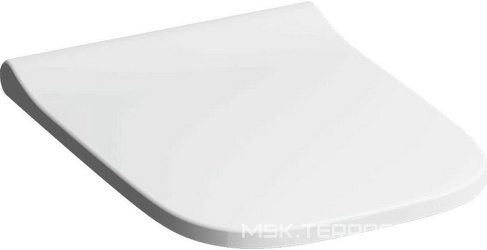 Сиденье для унитаза, с микролифтом, Slim, антибактериальное, с быстросъемным креплением, Smyle Square ZZ