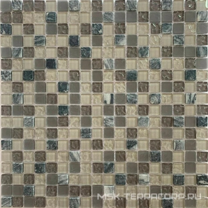 Мозаика Спектр-М Микс стекло Мозаика из стекла на сетке SK10-207 ZZ 30x30