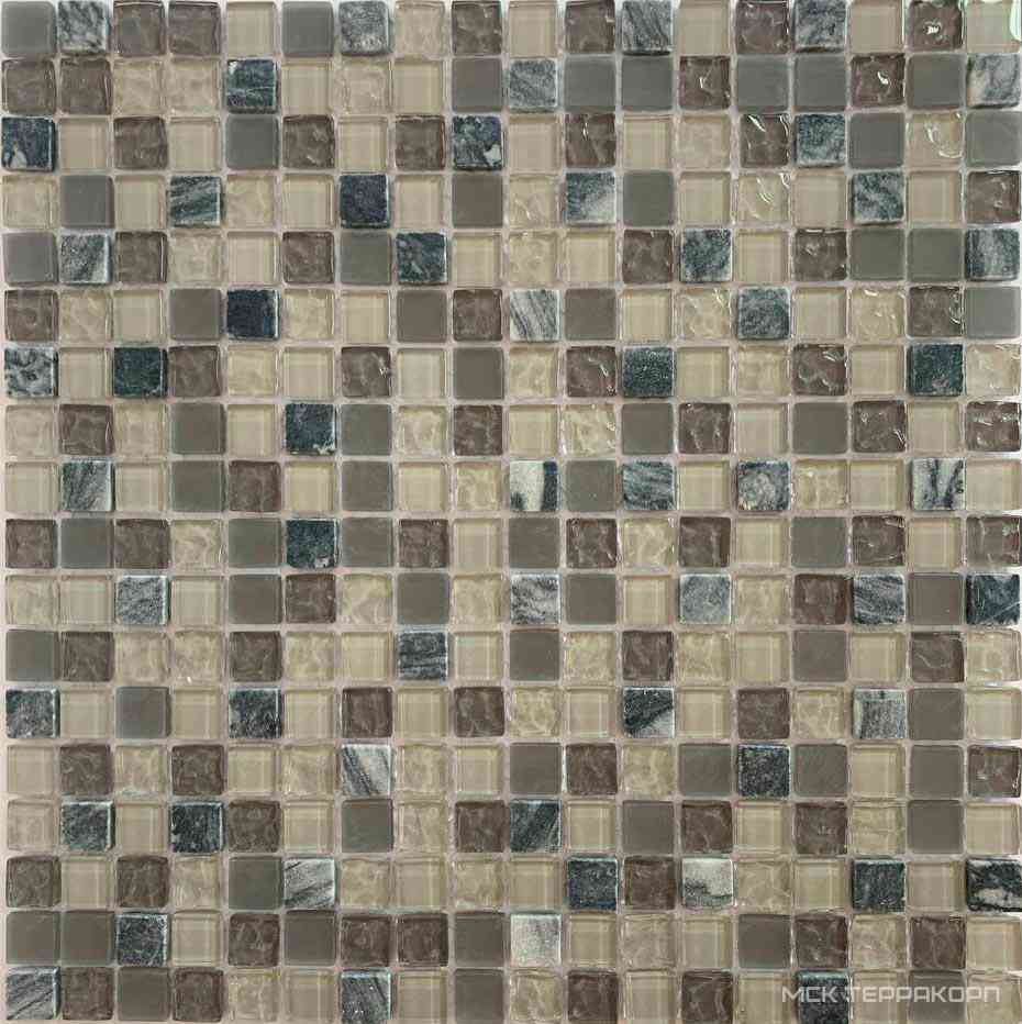 Мозаика из стекла на сетке SK10-207 ZZ 30x30