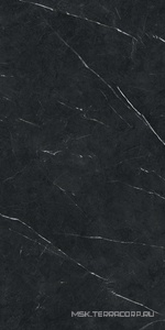 Керамогранит для пола и стены Benadresa Tessino  Black Pulido 60x120 n140452