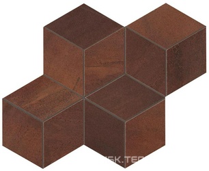 Blaze Corten Mosaico Esagono Matt ZZ 30x35
