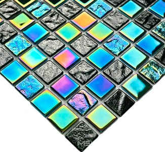 Мозаика Bondi black -25  (4x25x25) 30x30 Bonaparte Керамическая мозаика n163282