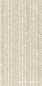Керамогранит для пола и стены Dado Ceramica Shellstone  Beige Rigat-One 3 D 60x120 005504