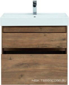 Тумба под раковину Aquanet Nova Lite 75 дуб рустикальный (2 ящика) ZZ Aquanet seed 249515