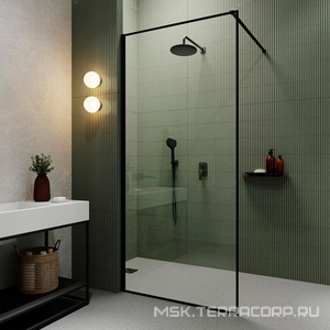 Смеситель для ванны и душа Ray RAYBL02i67 С ВНУТРЕННЕЙ ЧАСТЬЮ в комплекте, цв. черный матовый ZZ Iddis ray RAYBL02i67