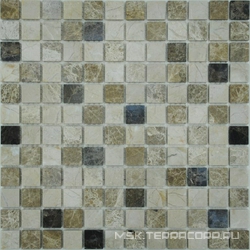 Мозаика из камня на сетке М20-278-23Т ZZ |30.5x30.5