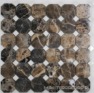 Мозаика Мозаика из камня на сетке М20-318-1548Р |30.5x30.5 Спектр-М Натуральный камень М20-318-1548Р