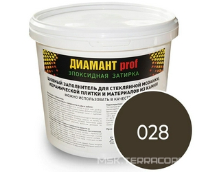 Затирка эпоксидная "Диамант PROF" (Expert) графит 5кг. ZZ