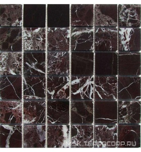 Мозаика Мозаика из камня на сетке М20-044-48Р |30.5x30.5 Спектр-М Натуральный камень М20-044-48Р