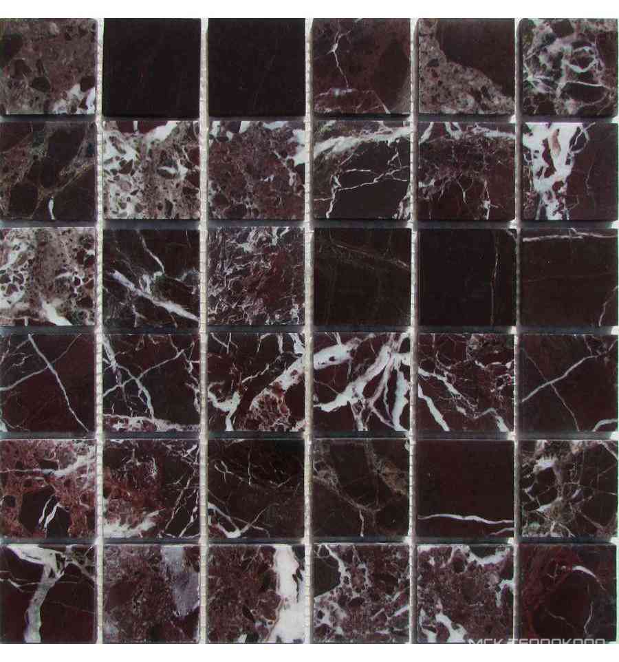 Мозаика из камня на сетке М20-044-48Р ZZ |30.5x30.5