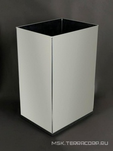 Ведро из нерж.стали, 65 л., 650*350*270 мм, прямоугольное, без крышки, хром, ZZ Nofer Nofer 14075.65.SC.B