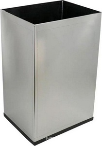Ведро из нерж.стали, 65 л., 650*350*270 мм, прямоугольное, без крышки, хром, ZZ Nofer Nofer 14075.65.SC.B