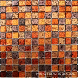 Мозаика Мозаика  Sh105 комбинированная  (чип 23x23) ZZ|30x30 Мастера Керамики Glass & Stone Sh105