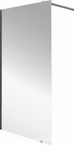 Душевая перегородка ST  Wall 1300 x 2000 , хром глянец, стекло прозрачное, ZZ Ravak Walk-In GW9WJ0C00Z1