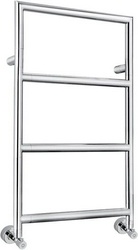 Полотенцесушитель 500/530хh890х135мм, 4 перекладин, подвод воды int.468мм, (цв.хром), краны, крепёж в компл., (ГВС, 6 bar) Margaroli 4-482/4/500 ZZ