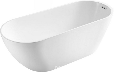 Ванна акриловая  1700х700х600 мм свободностоящая, с сифоном и каркасом, цвет белый, ZZ Azario BELLAGO AZ-M722
