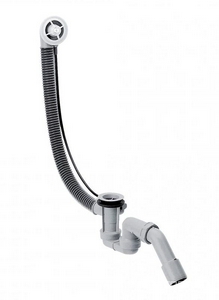 Слив-перелив для стандартных ванн, без поворотной ручки и пробки слива, Flexaplus ZZ Hansgrohe Универсал 58140180