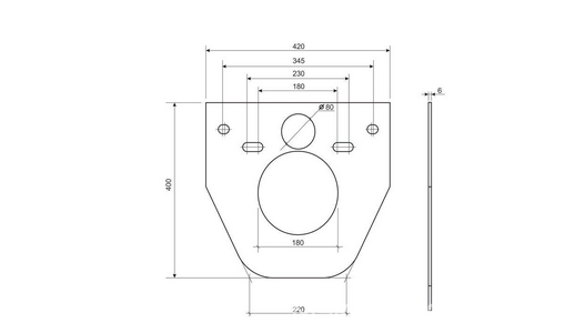 Шумоизоляционная панель для инсталляции, арт. CN1000 Ceramica Nova ZZ Ceramica Nova Cubic CN1000