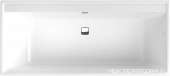 Ванна 1800х800хh470мм, (акрил цв.01 белый), слив-перелив цв.хром в компл., БЕЗ ножек арт.U99740000,  ZZ Villeroy & Boch Collaro UBA180COR2DV-01