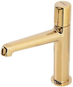Смеситель для раковины, без д/к, (цв.золото), Uno ZZ BelBagno UNO UNO-LVM-ORO