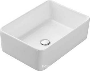 Раковина-чаша Mila 350х500 см, БЕЗ отверстия под смеситель, цв. белый, ZZ