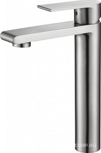 Смеситель для раковины, Высокий, без д/к, (нерж. сталь, цв.сатин),  ZZ BelBagno Nova NOV-LMC-IN