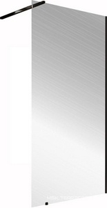 Душевая перегородка  Wall 1200 x 2000 , цв. черный матовый, стекло прозрачное, ZZ Ravak Walk-In GW9WG0300Z1