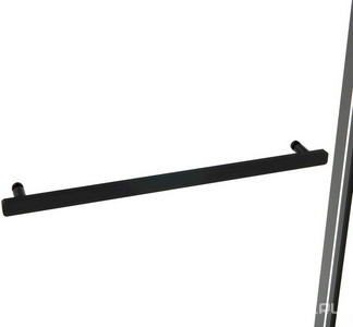 Дверь для душа, в нишу 1200хh2000мм, раздвижн, 1 дверь, 1 неподв.секция, правая/левая,(стек.тонирован 6мм Easy Clean,фурн.цв.черный мат),  ZZ Vincea Slim Soft VDS-1SS120CGB