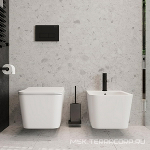 Биде подвесное 525х370мм, крепёж в компл., (цв.белый глянец),  ZZ Aqueduto Macio MAC0310