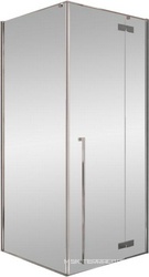 Душевой уголок 1000х1000х1950мм, правый, (стекло прозрачное 6мм, фурнитура цв.хром), Liner ZZ