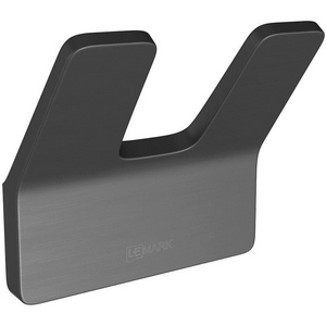 Крючок двойной , цв.графит ZZ Lemark SMOOTH LINE 9716006