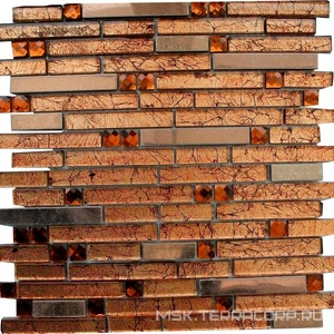 Мозаика Мастера Керамики Glass Мозаика XY160  ZZ 30.4х30.4