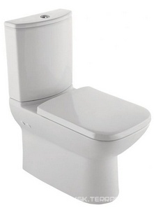 Унитаз напольный с бачком с тонким сиденьем микролифт, цвет  белый Kale babel 310200100022(71110343000)+310200400106+310200700038+SA20000S