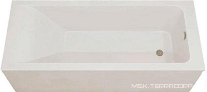 Ванна из литьевого мрамора 170х70, без ножек и сифона ZZ Veconi Solita SLT17070