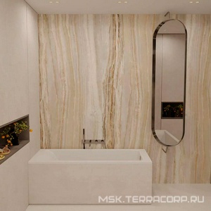 Ванна из литьевого мрамора 170х70, без ножек и сифона ZZ Veconi Solita SLT17070