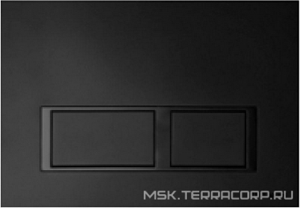 Комплект: унитаз подвесной, сиденье с микрол.  K, застенный модуль д/подв.унитаза, крепёж, клавиша смыва цв.черный мат.,  V ZZ Tece TECEspring K955204WCK