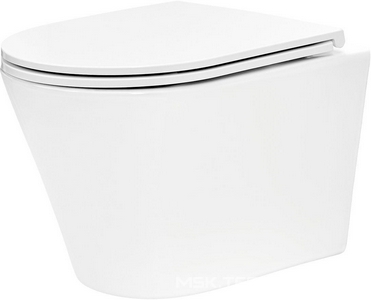 Комплект: унитаз подвесной, сиденье с микрол.  K, застенный модуль д/подв.унитаза, крепёж, клавиша смыва цв.черный мат.,  V ZZ Tece TECEspring K955204WCK