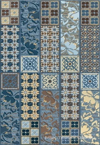 Декор Azori Lounge Декор КАМЛОТ ИНДИГО эйша 13 шт 40,5*27,8 582552002