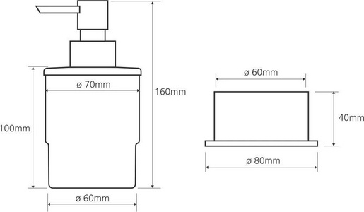 Дозатор для жидкого мыла, настольный, (цв.хром / стекло мат.),  ZZ Bemeta Omega 138109161