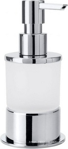 Дозатор для жидкого мыла, настольный, (цв.хром / стекло мат.),  ZZ Bemeta Omega 138109161